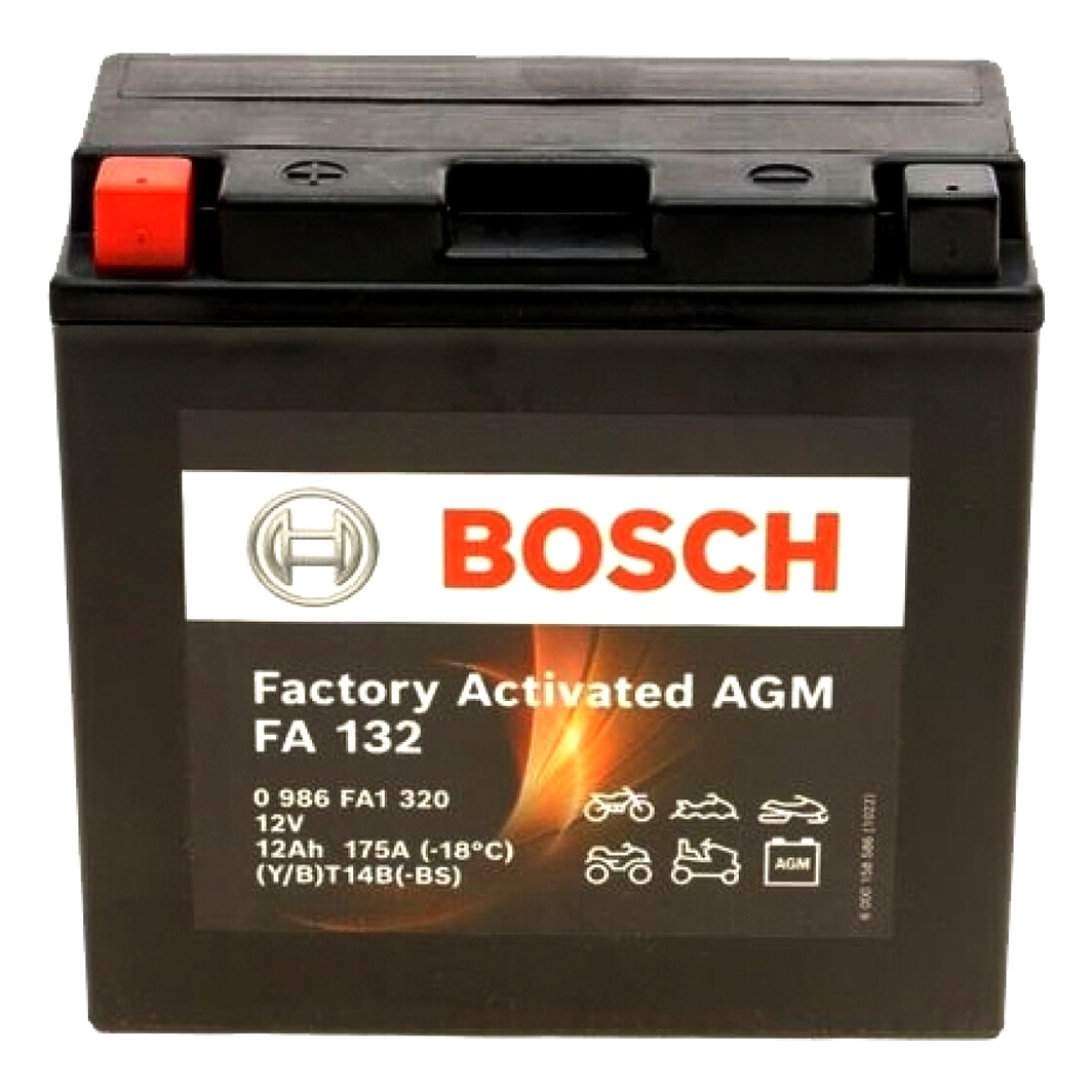 Акумулятор BOSCH Factory Activated AGM 12V 12Ah 175A L+ 0986FA1320 - zapix