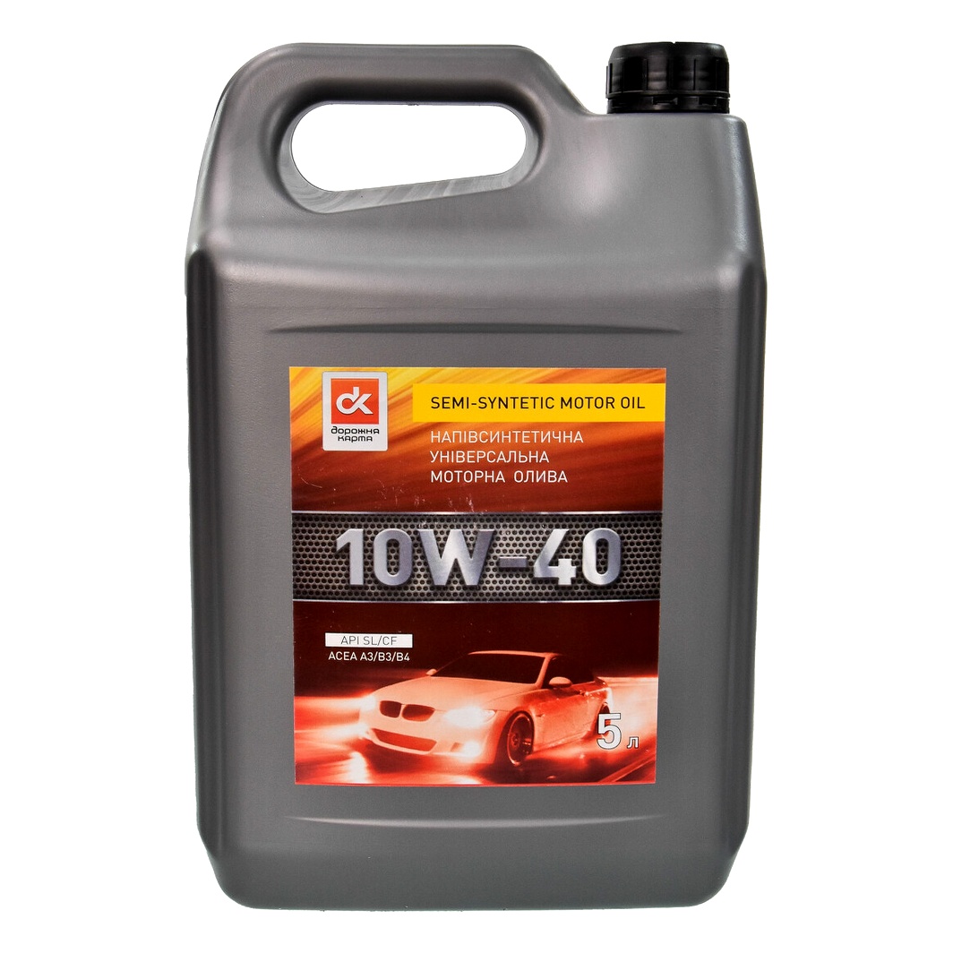 Моторна олива ДОРОЖНЯ КАРТА SL/CF 10W-40 5 л (4102871240) - zapix