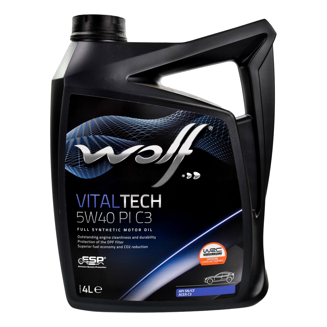 Моторна олива WOLF Vitaltech PI C3 5W-40 4 л (8302916) - zapix