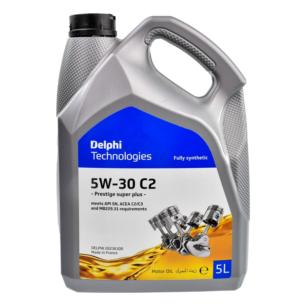 Моторное масло DELPHI Prestige Super Plus C2 5W-30 5 л (28236308) - zapix