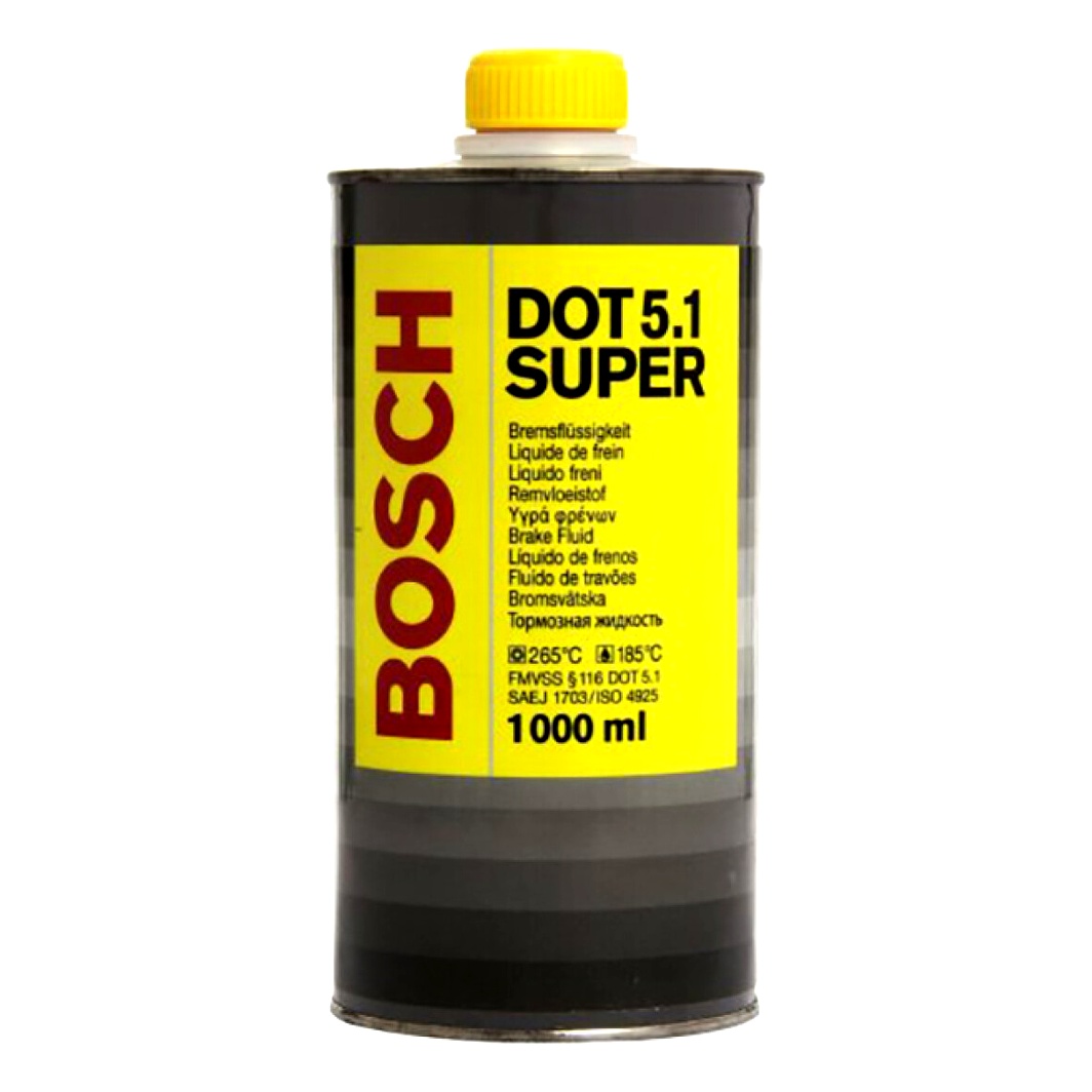 Гальмівна рідина BOSCH DOT 5.1 Super метал 1 л 1987479041 - zapix