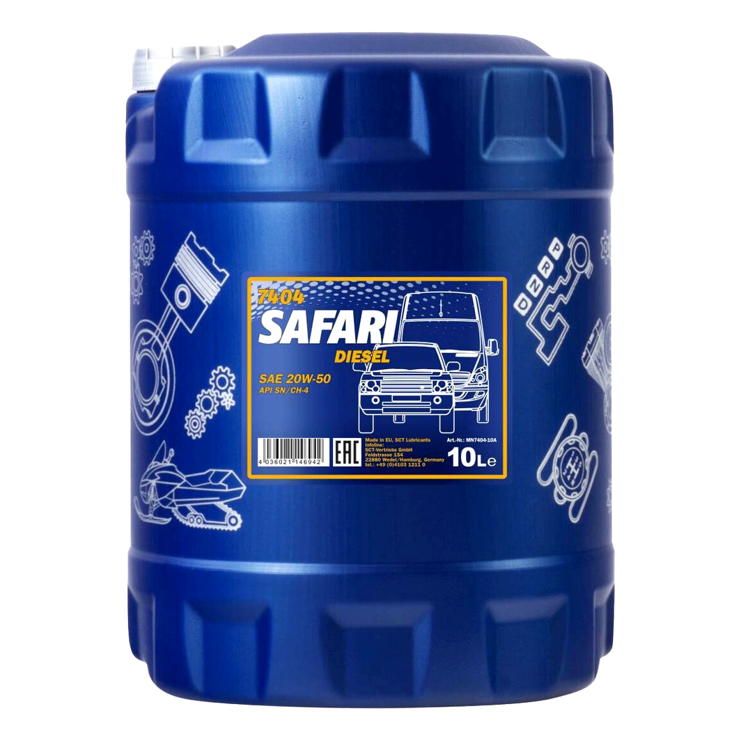 Моторна олива MANNOL Safari 20W-50 10 л (MN740410) - zapix