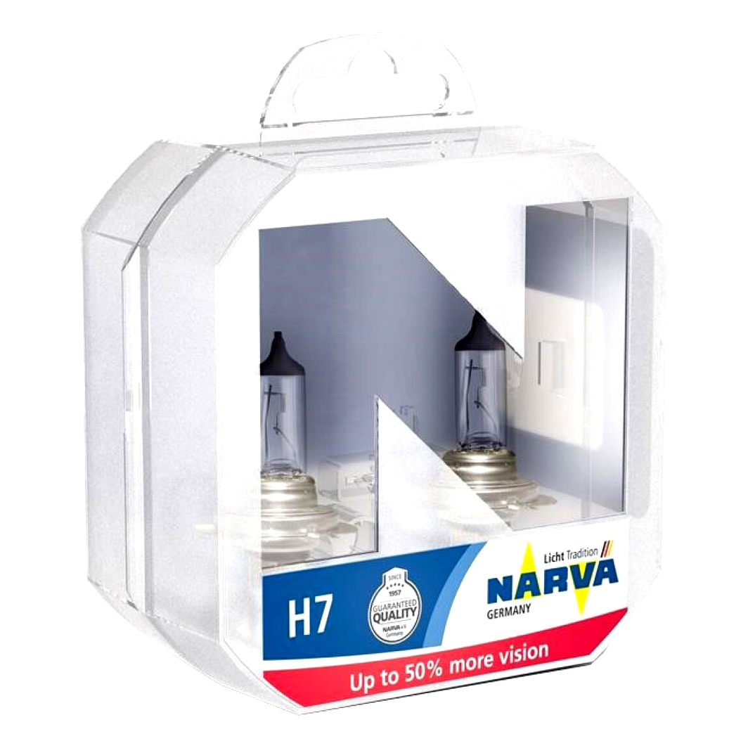 Автолампа галогенова NARVA H7 PX26d 55W 12V прозора 48339S2 - zapix