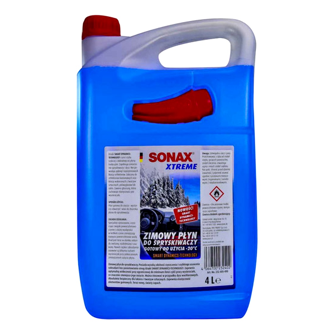Омыватель стекла готовый зимний -20°С SONAX Xtreme NanoPro свежесть 4 л 232405 - zapix