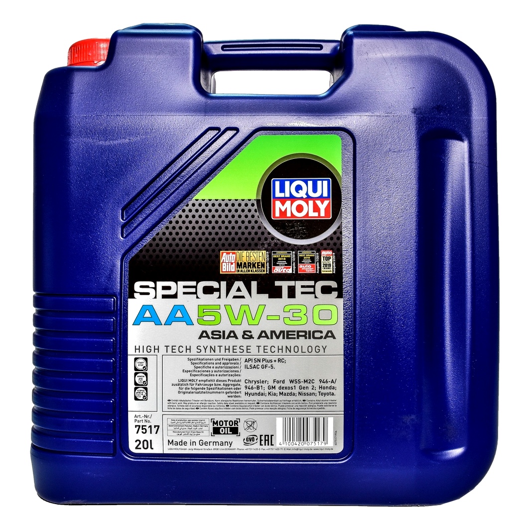Моторна олива LIQUI MOLY Special Tec AA 5W-30 20 л (7517)