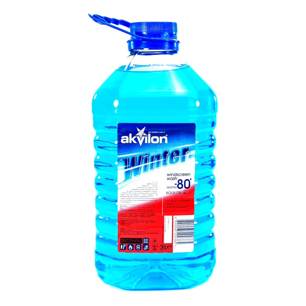 Омивач скла концентрат зимовий -80°С AKVILON Aquilon 3 л AKVILONAQUILON80C3L - zapix