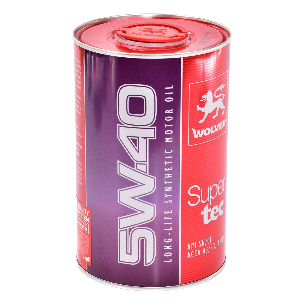 Моторна олива WOLVER SuperTec 5W-40 1 л (4260360941078) - zapix