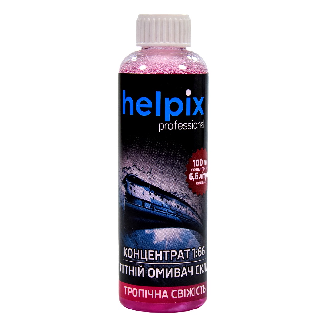Омивач скла концентрат літній 0°С HELPIX тропік 0.1 л 4823075802845 - zapix