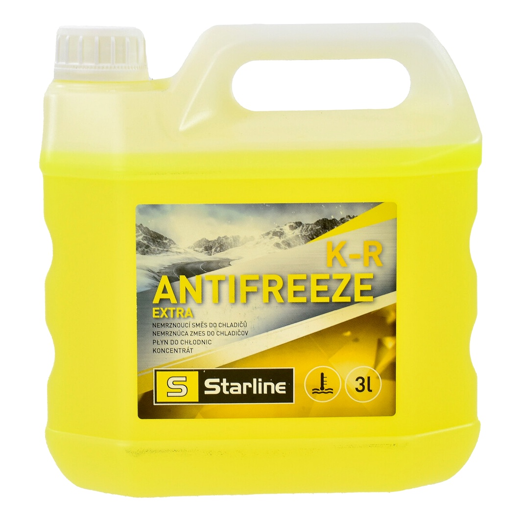 Концентрат антифризу STARLINE Extra K-R жовтий 3 л (NAKR3) - zapix