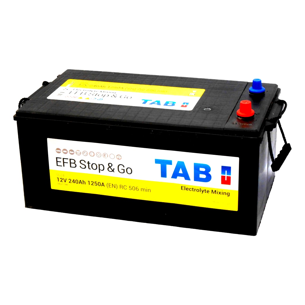 Акумулятор TAB Stop & Go 12V 240Ah 1250A L+ 455612 - zapix