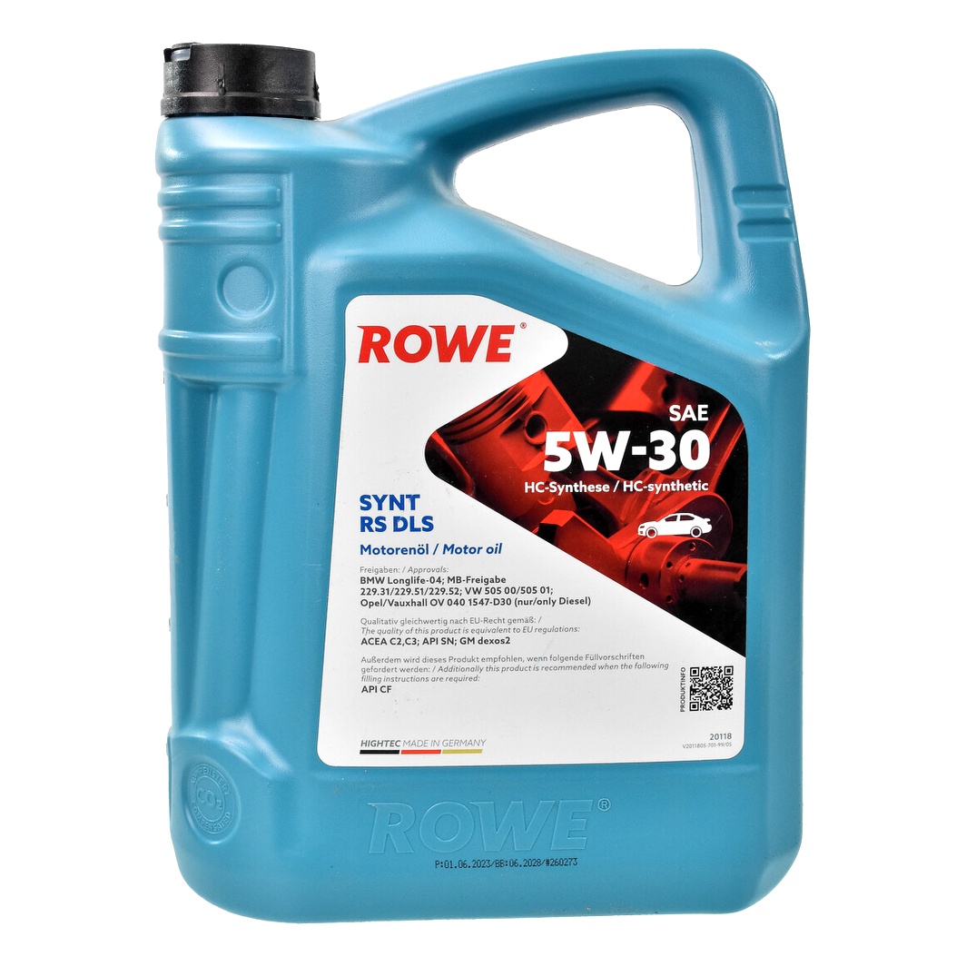Моторна олива ROWE Synt RS DLS 5W-30 5 л (20118005099) - zapix