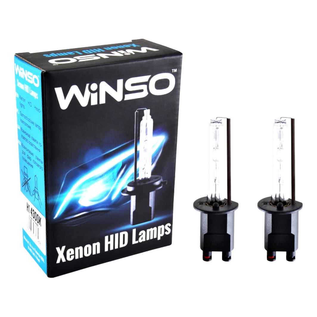 Автолампа ксеноновая WINSO H1 P14.5s 35W 85V прозрачная 711430 - zapix