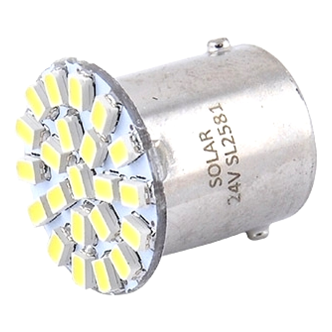 Автолампа LED (світлодіодна) SOLAR Premium Line G18.5 BA15s 24V SL2581 - zapix