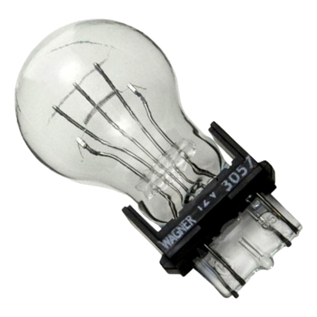 Автолампа накала WAGNER W21W W2.5x16q 27W 12V прозрачная 3057 - zapix