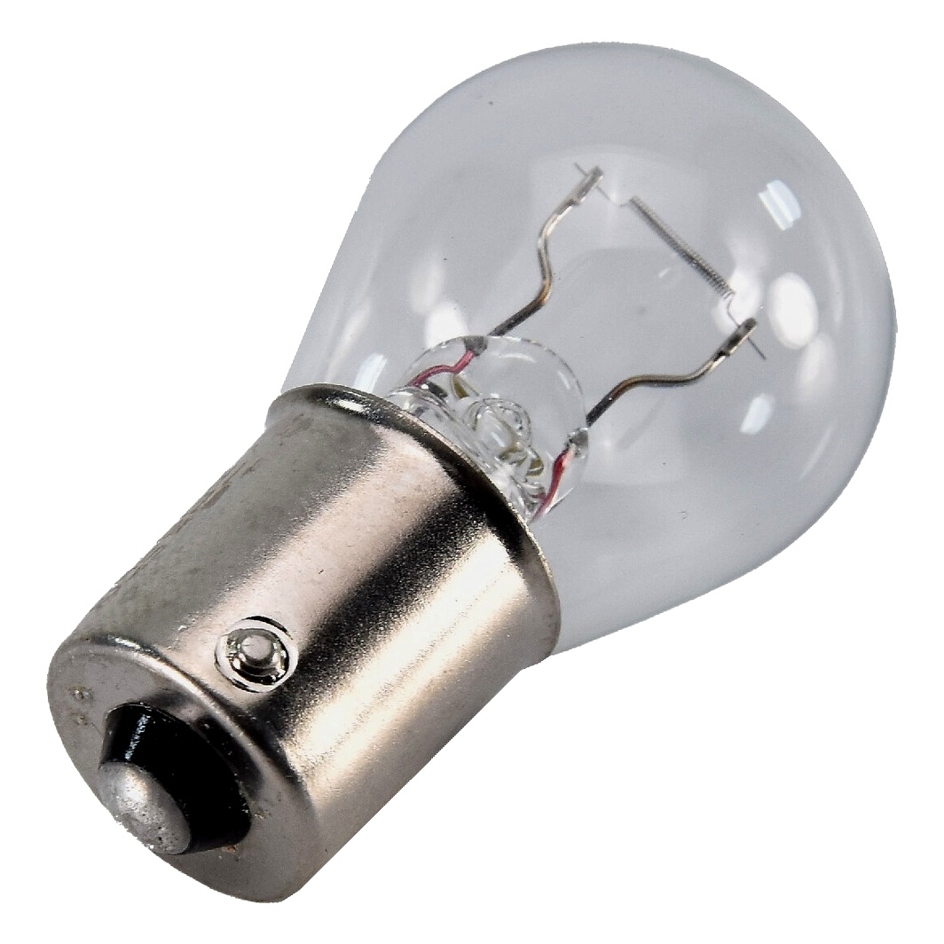 Автолампа розжарювання BOSCH Pure Light P21W BA15s 21W 12V прозора 1987302201 - zapix