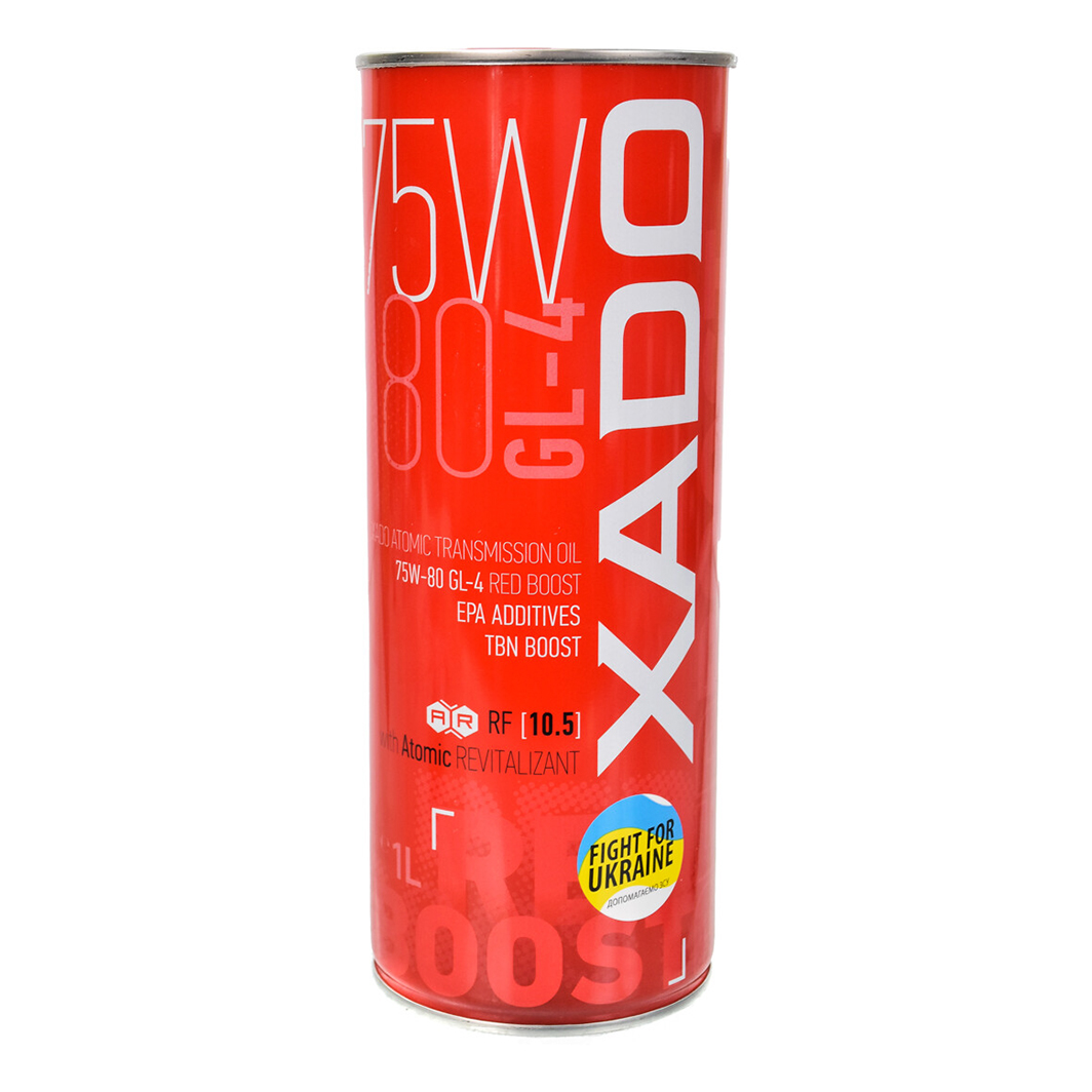 Трансмісійна олива XADO Atomic Oil RED BOOST GL-4 75W-80 1 л XA26131 - zapix