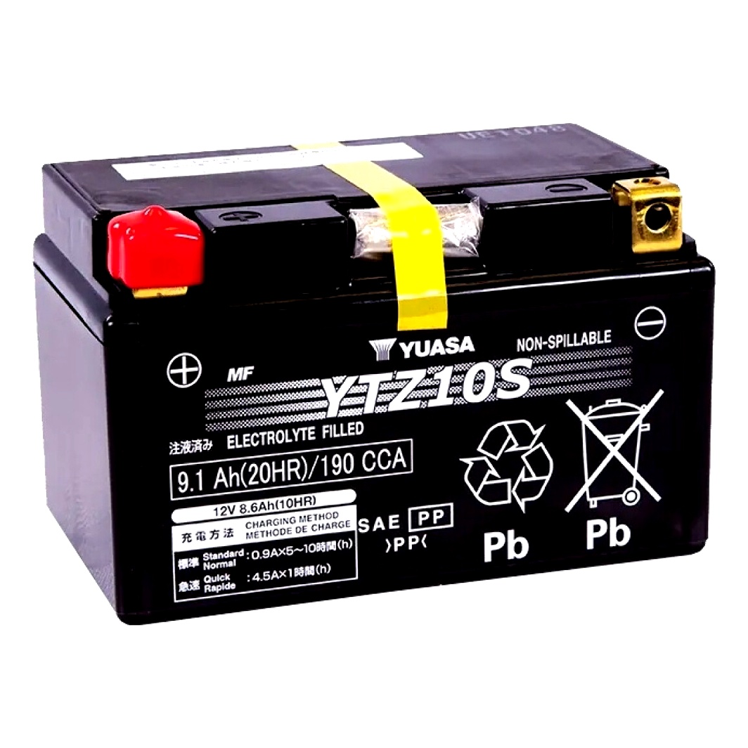 Акумулятор YUASA 12V 9.1Ah 190A L+ YTZ10S - zapix