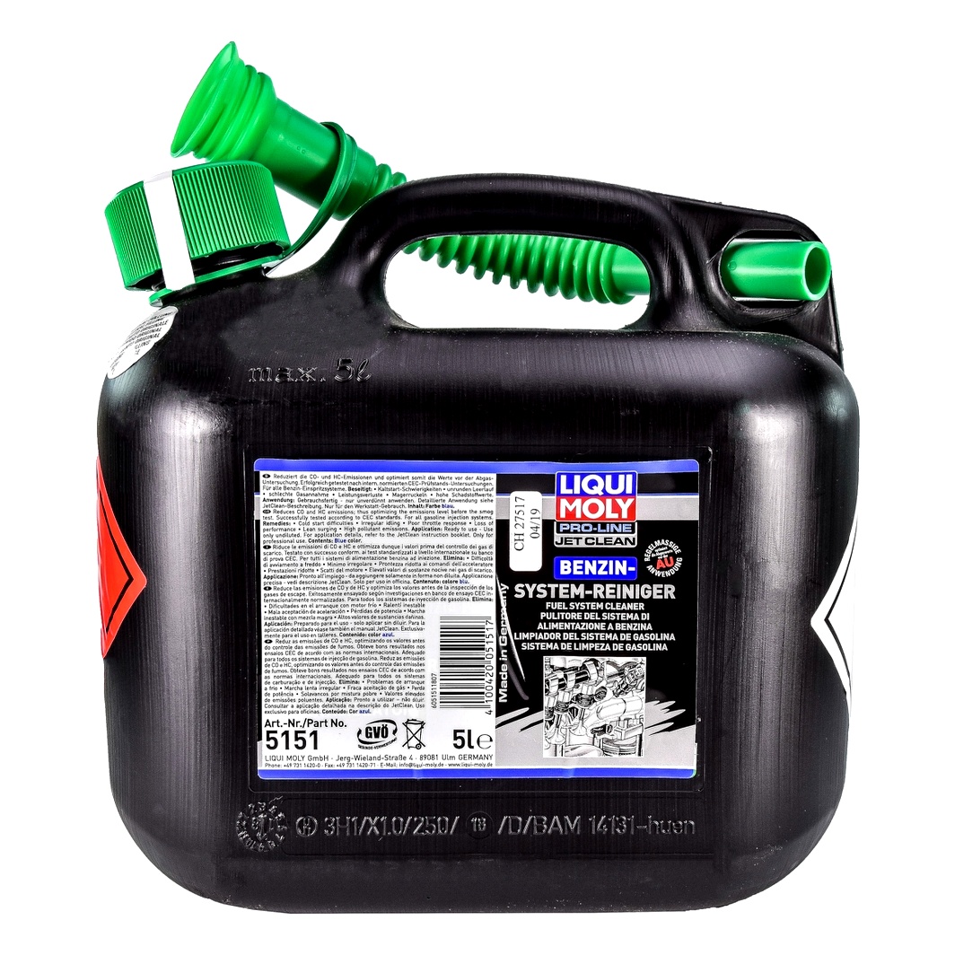 Присадка LIQUI MOLY Pro-Line Jet Clean Benzin-System-Reiniger 5000 мл (5151) - zapix