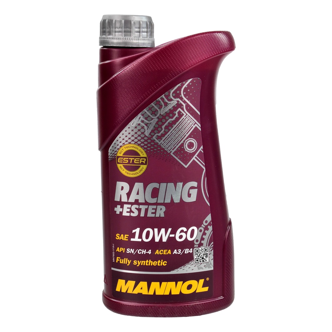 Моторна олива MANNOL Racing + Ester 10W-60 1 л (MN79021) - zapix