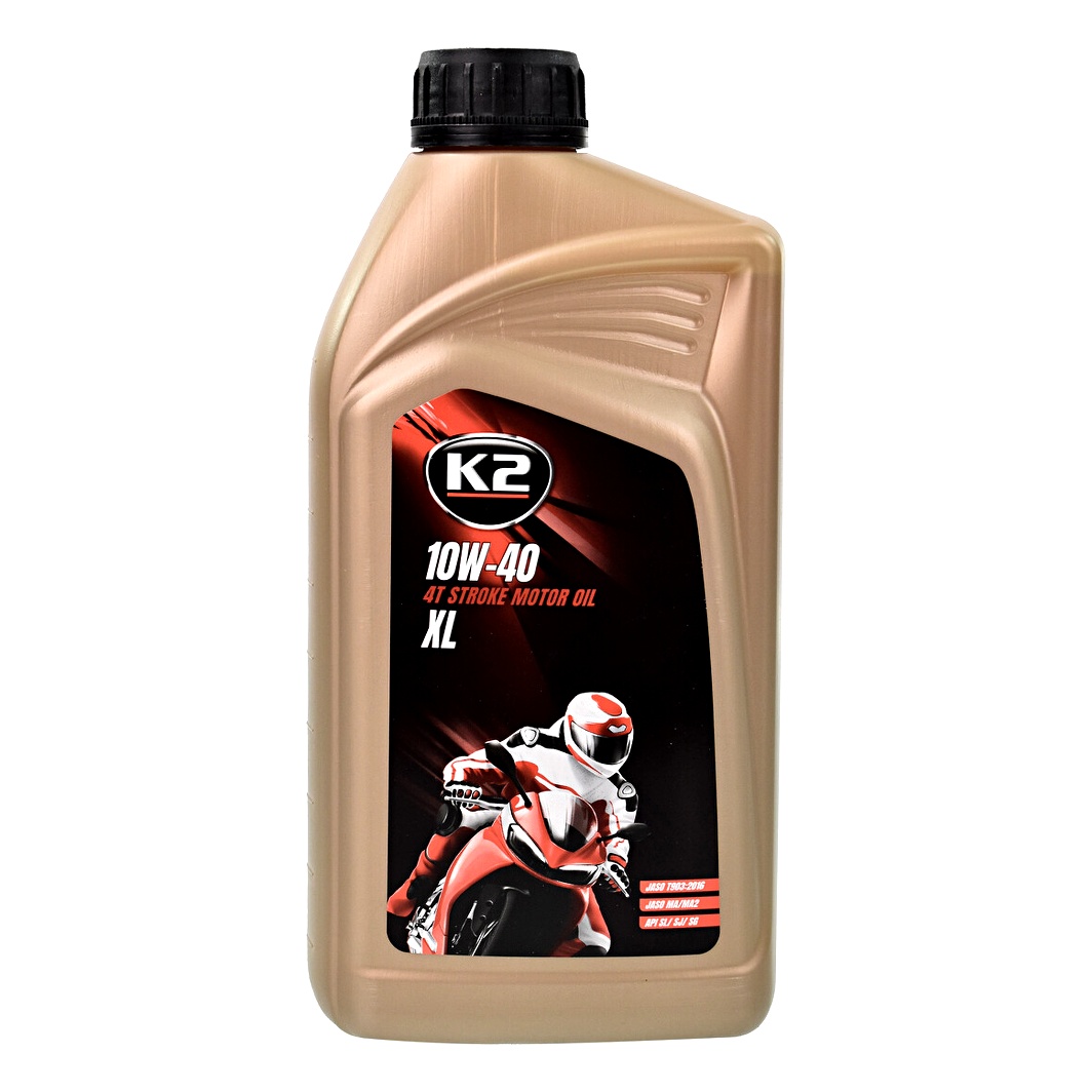 Моторное масло K2 Stroke Motor Oil XL 4T 10W-40 синтетическое 1 л O4831E - zapix