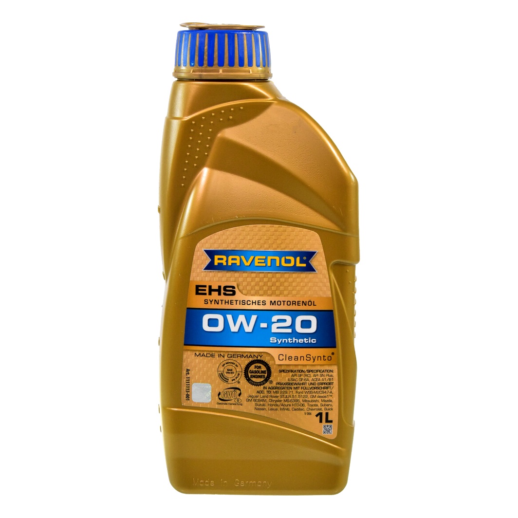 Моторное масло RAVENOL EHS 0W-20 1 л (1111113001) - zapix