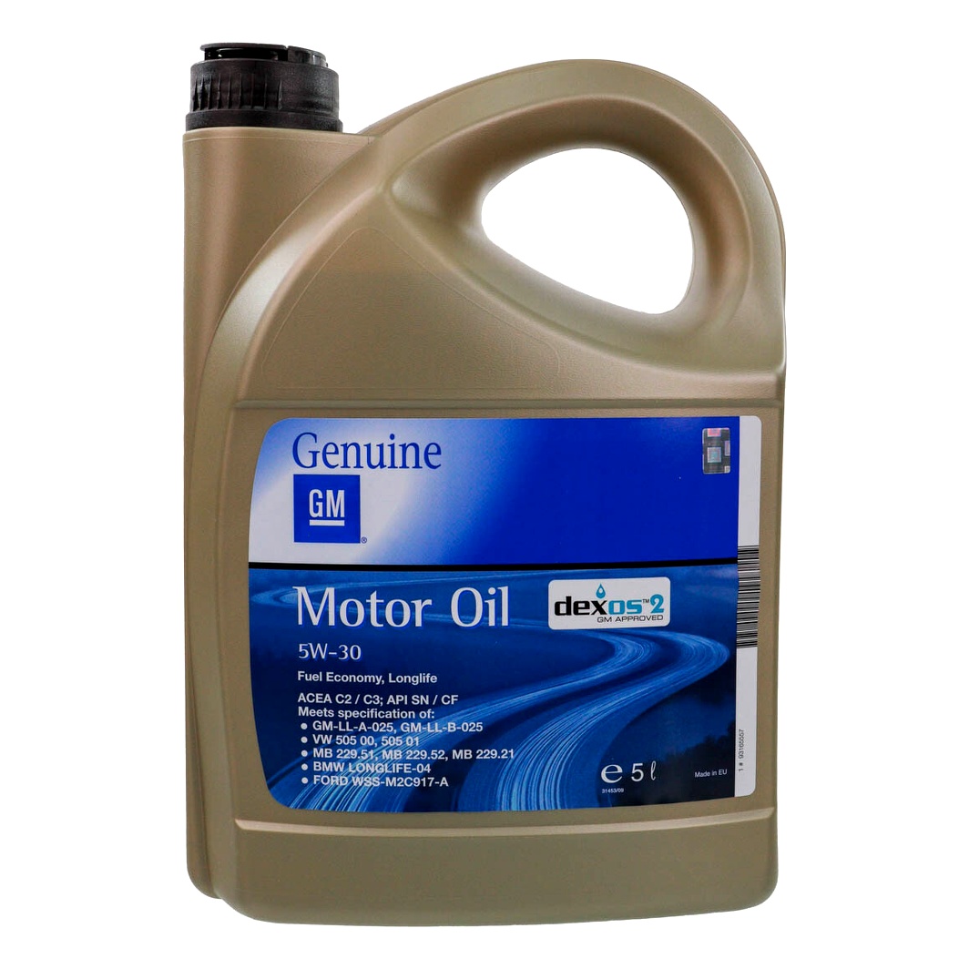 Моторна олива GM Dexos2 5W-30 5 л (93165557) - zapix