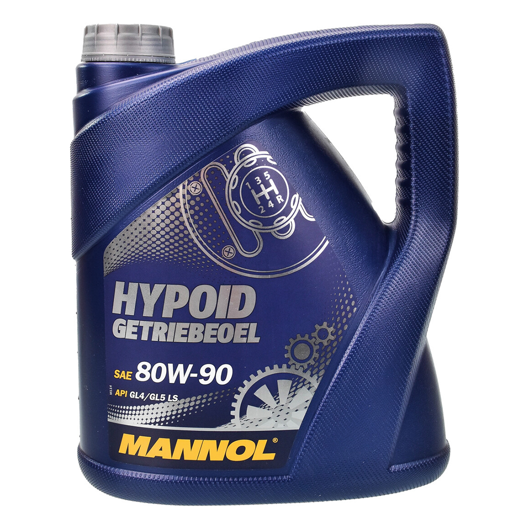 Трансмісійна олива MANNOL Hypoid Getriebeoel GL-5 LS 80W-90 4 л MN81064 - zapix
