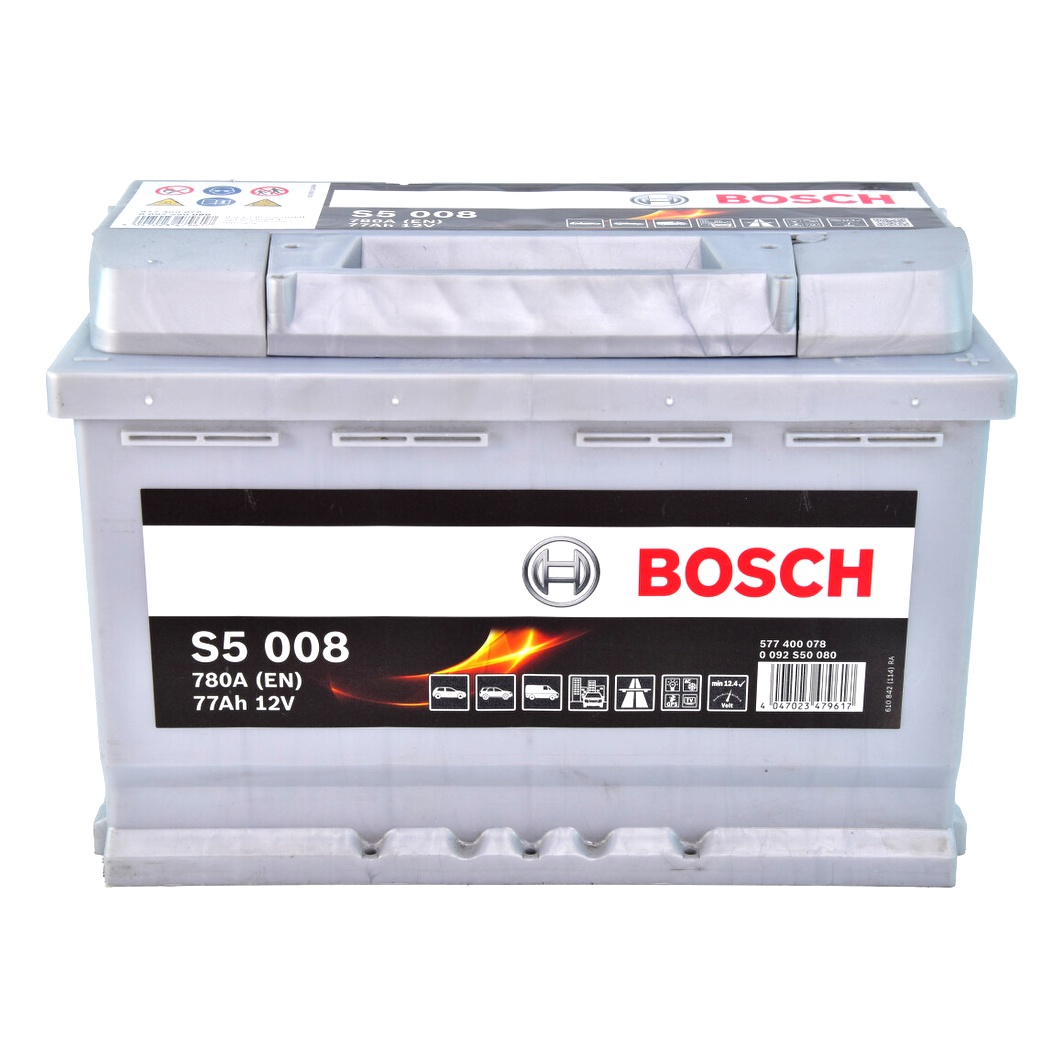 Акумулятор BOSCH S5 Silver Plus 12V 77Ah 780A R+ 0092S50080 - zapix