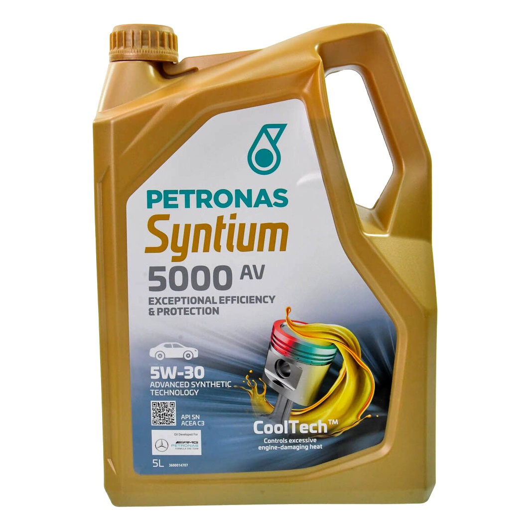 Моторна олива PETRONAS Syntium 5000 AV 5W-30 5 л (18135019) - zapix