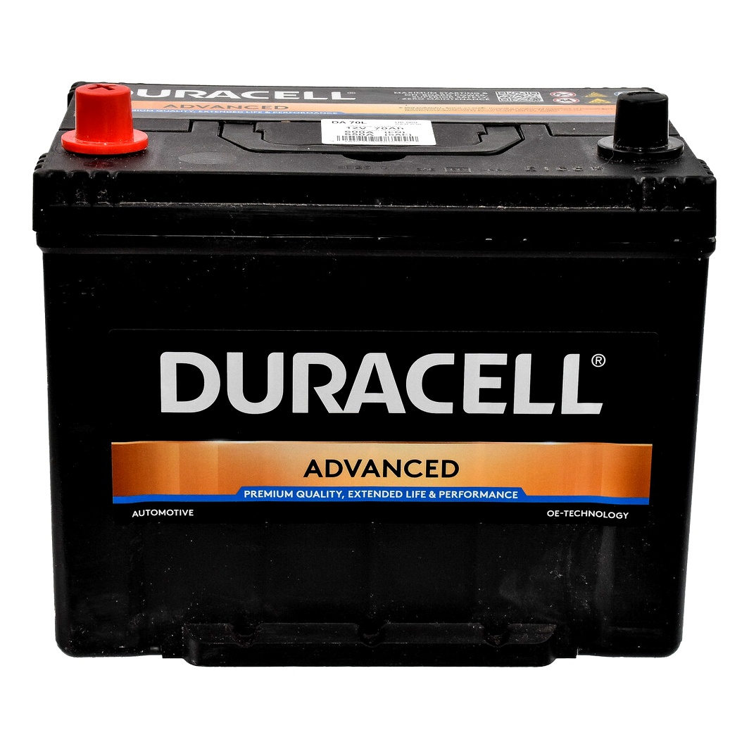 Акумулятор DURACELL Advanced 12V 70Ah 600A L+ DA70L - zapix
