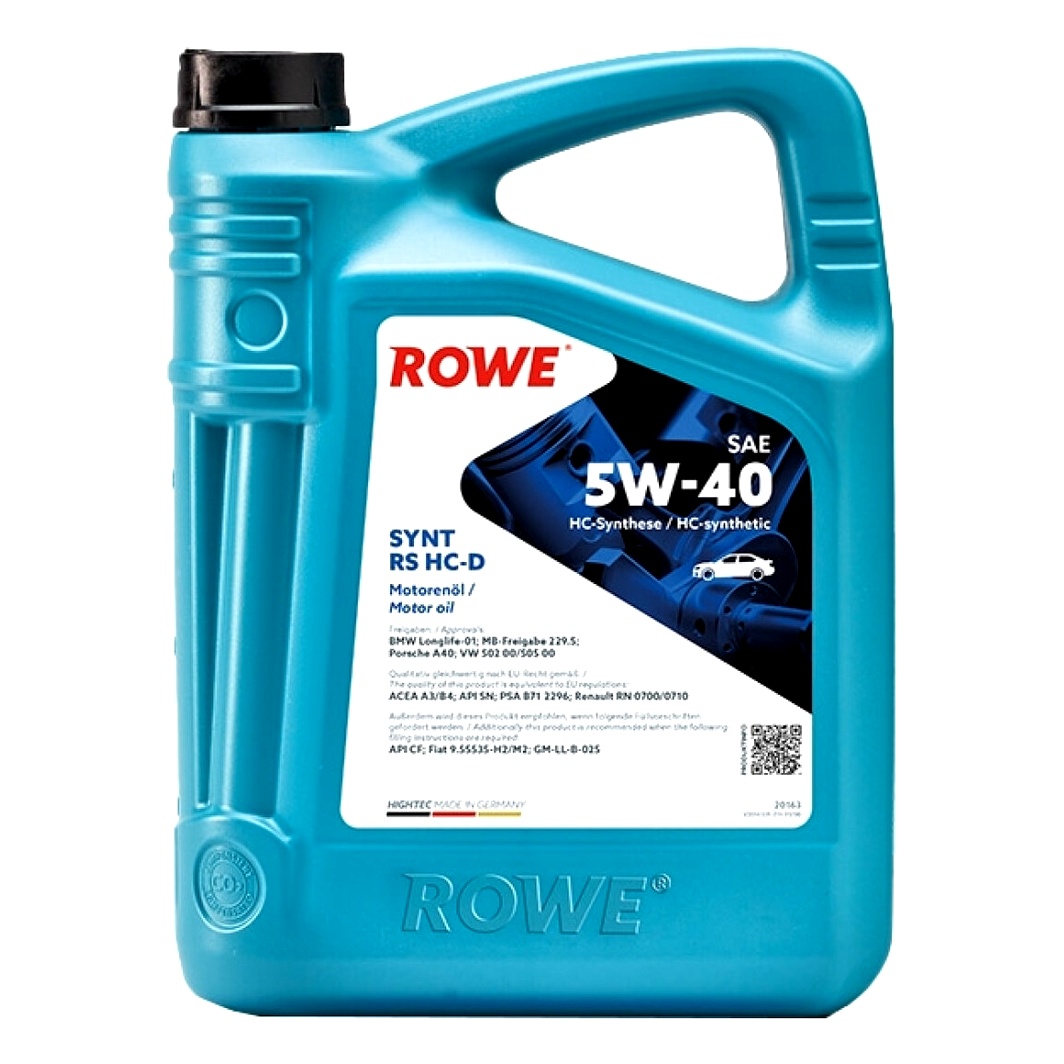 Моторное масло ROWE Synt RS HC-D 5W-40 4 л (20163004099) - zapix