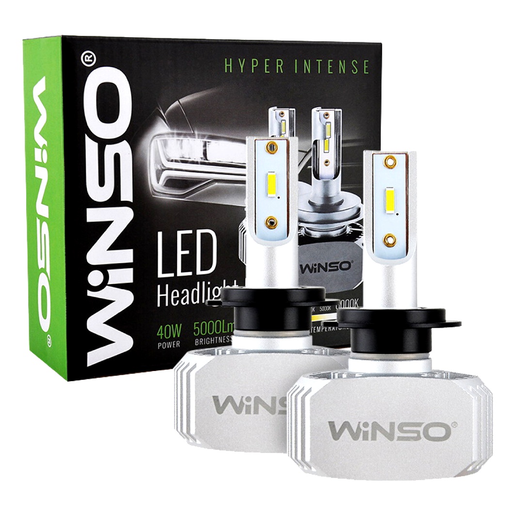 Автолампа LED (светодиодная) WINSO Hyper Intense H7 бесцокольная 40W 24V 792700 - zapix