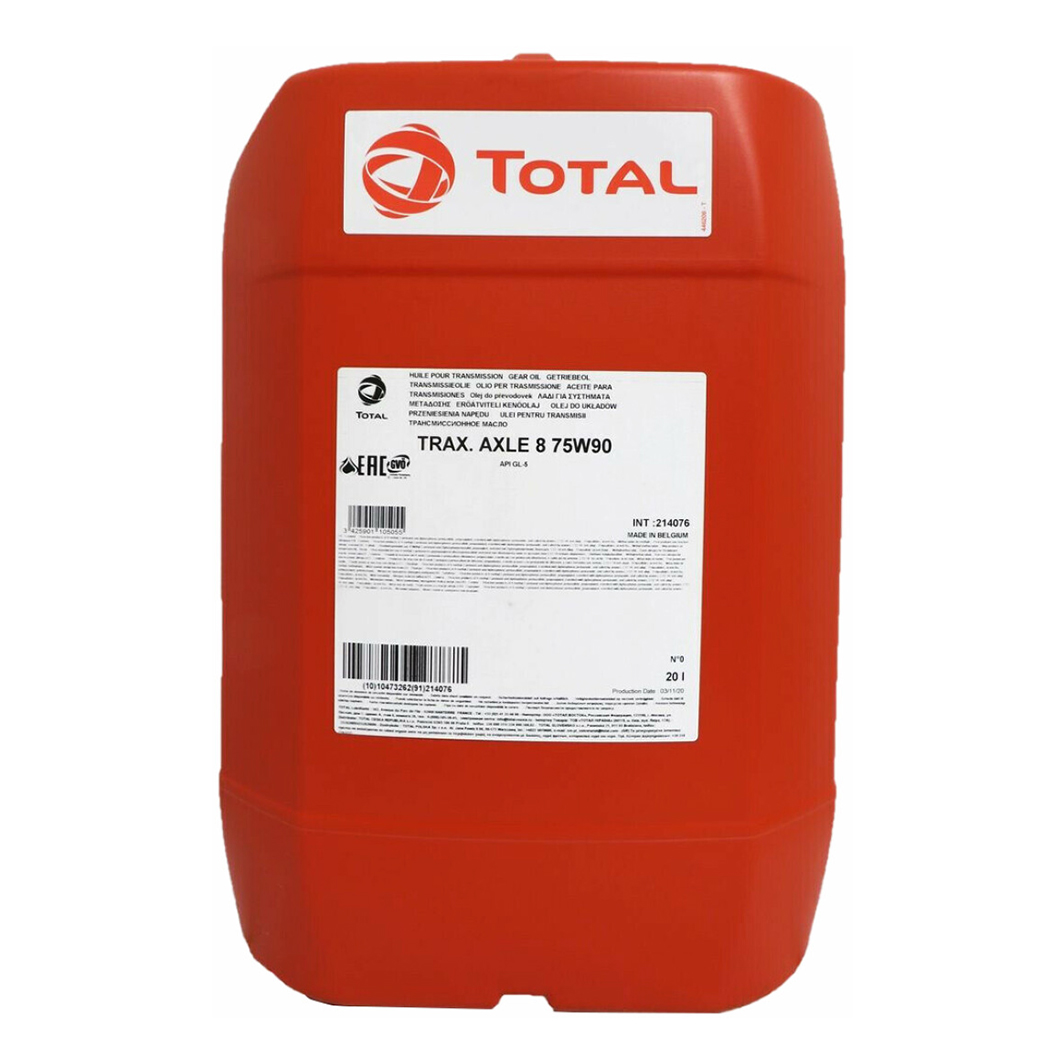 Трансмиссионное масло TOTAL Traxium Axle 8 GL-5 75W-90 20 л 214076 - zapix