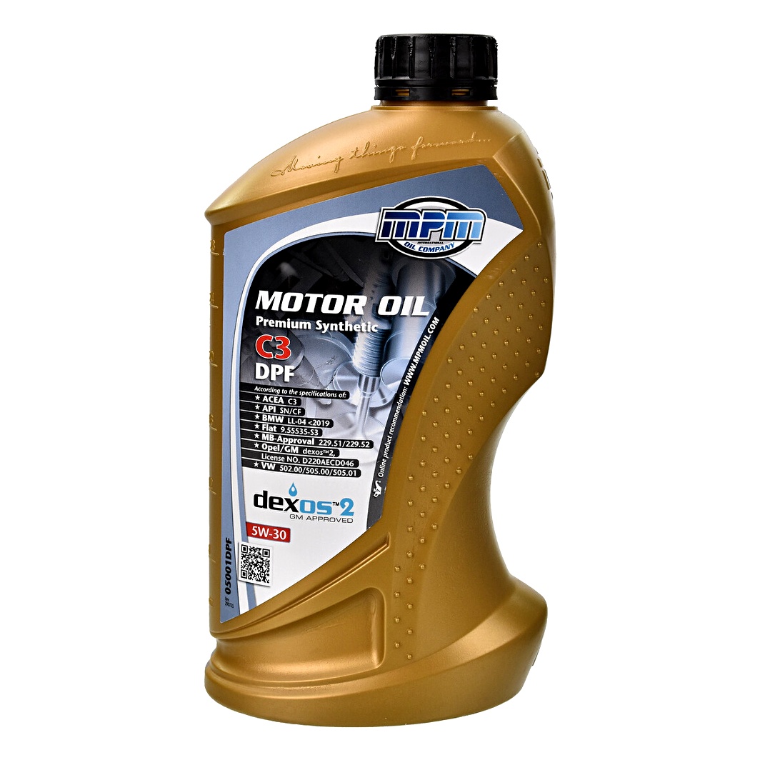 Моторна олива MPM Premium Synthetic C3 DPF 5W-30 1 л (05001DPF) - zapix