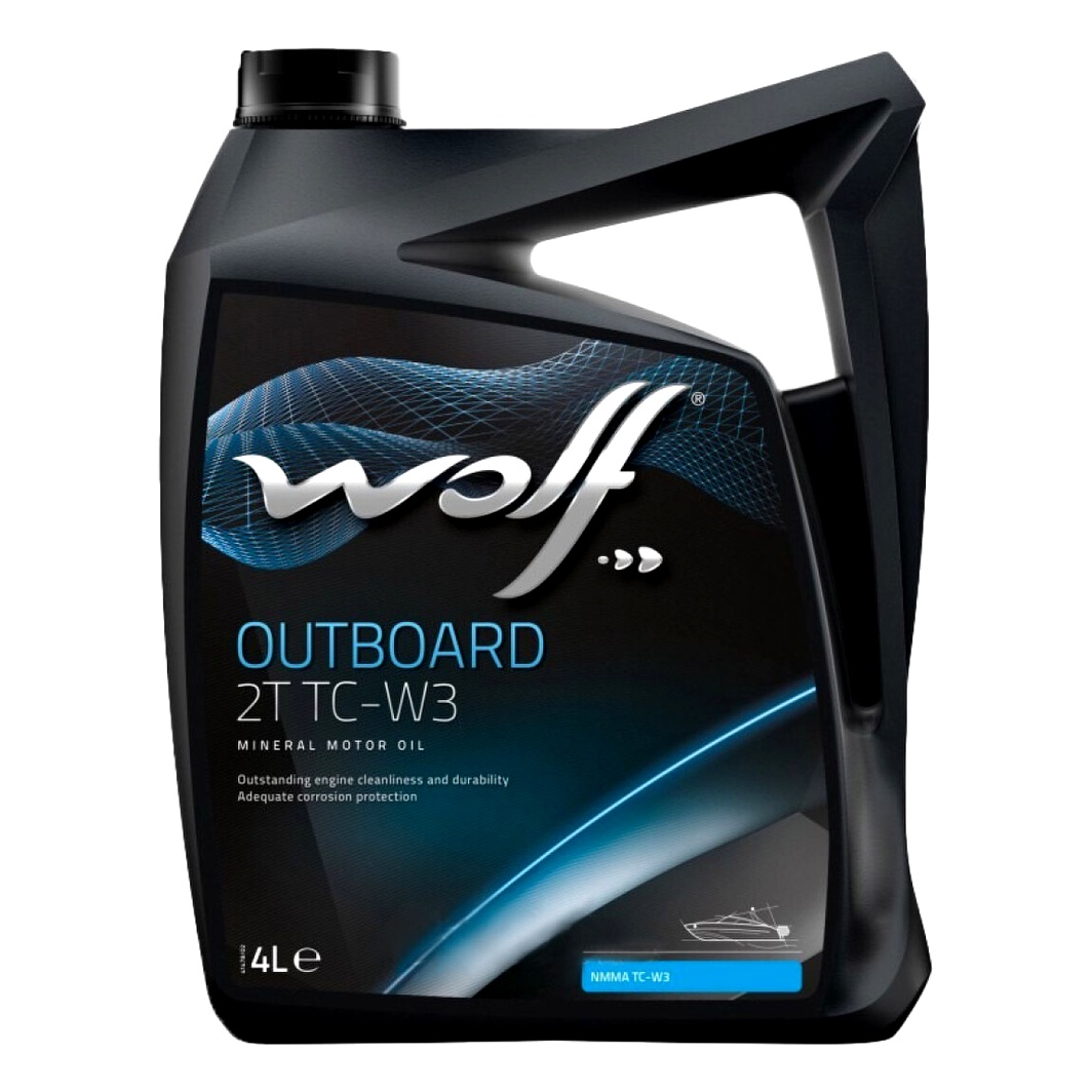 Моторное масло WOLF Outboard 2T минеральное 4 л 8316029 - zapix