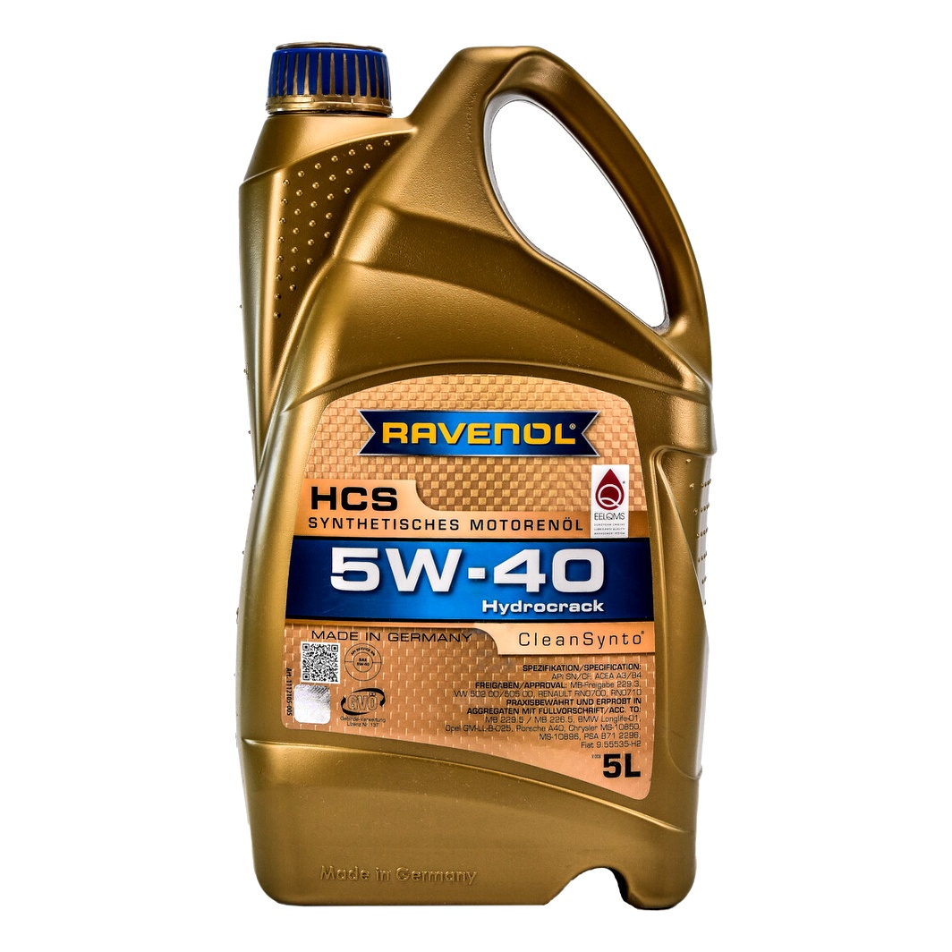 Моторное масло RAVENOL HCS 5W-40 5 л (11121055) - zapix