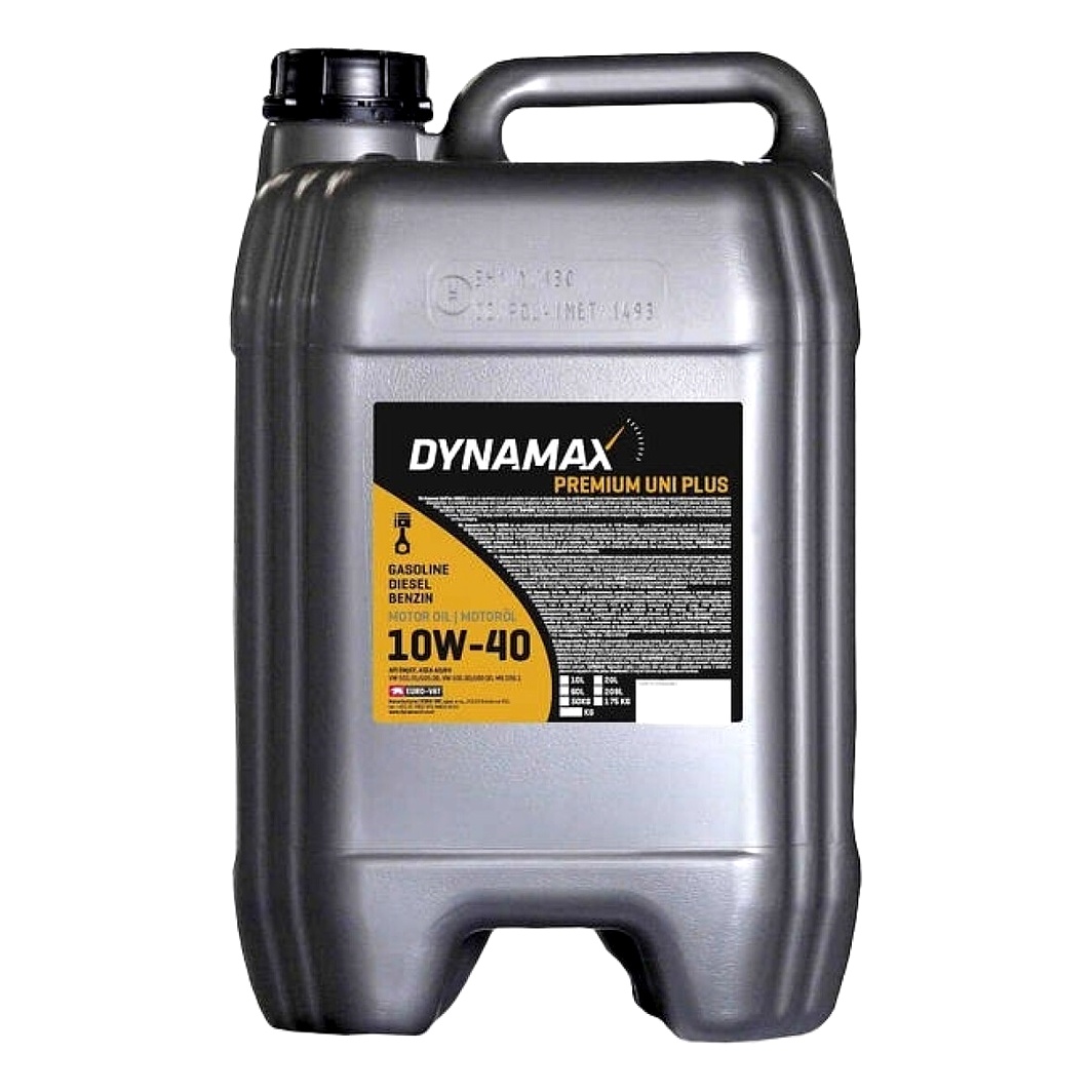 Моторное масло DYNAMAX Premium Uni Plus 10W-40 20 л (502124) - zapix