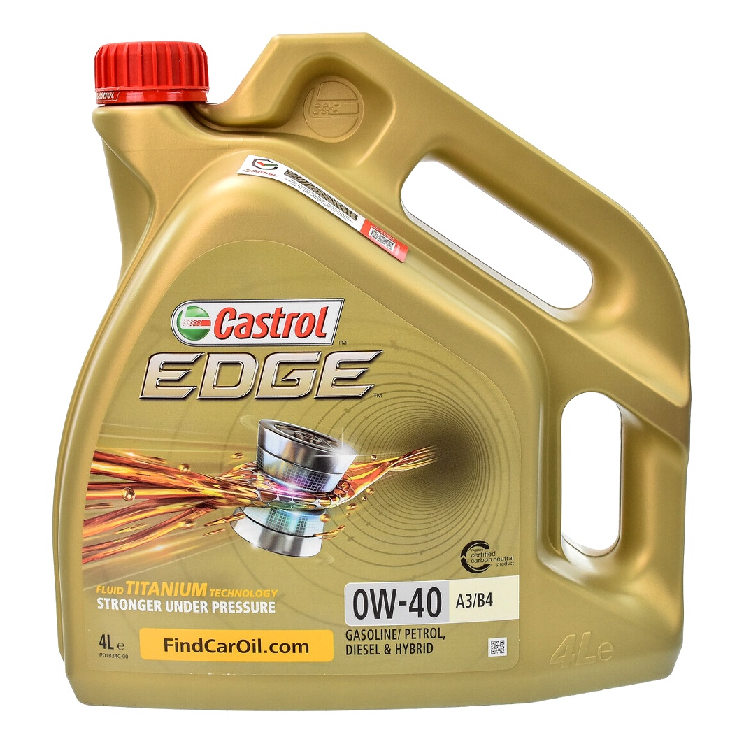 Моторна олива CASTROL EDGE A3/B4 0W-40 4 л (15338F) - zapix
