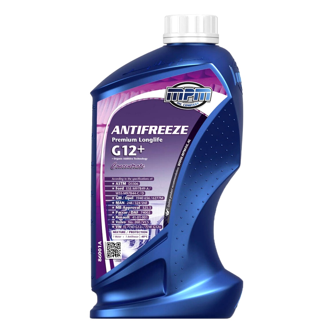 Концентрат антифриза MPM Premium Long Life красный G12+ 1 л (86001A) - zapix