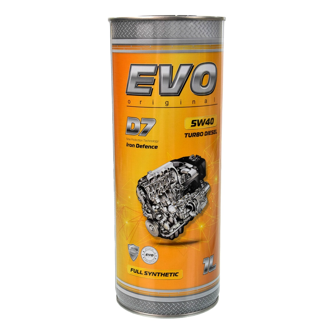 Моторное масло EVO D7 Turbo Diesel 5W-40 1 л (EVOTURBODIESELD75W401L) - zapix