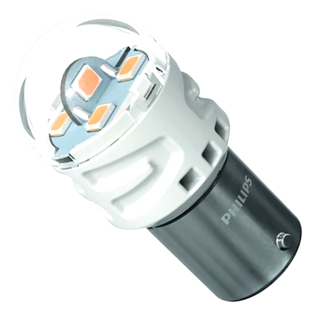 Автолампа LED (світлодіодна) PHILIPS Ultinon Pro3100 PY21W BAY15d 2.16W 12V помаранчева 11496AU31B2 - zapix