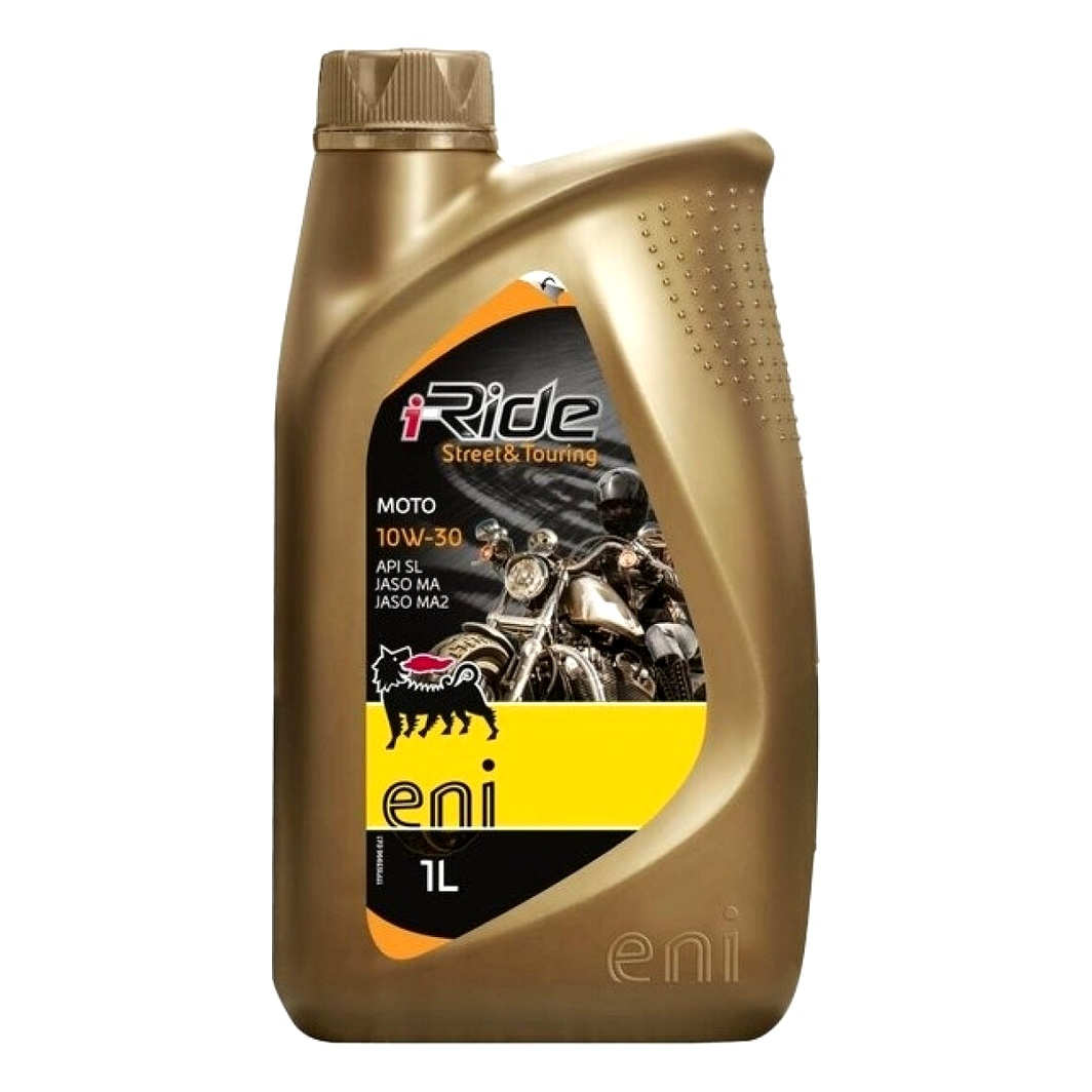 Моторное масло ENI i-Ride Moto 4T 10W-30 полусинтетическое 1 л 153996 - zapix