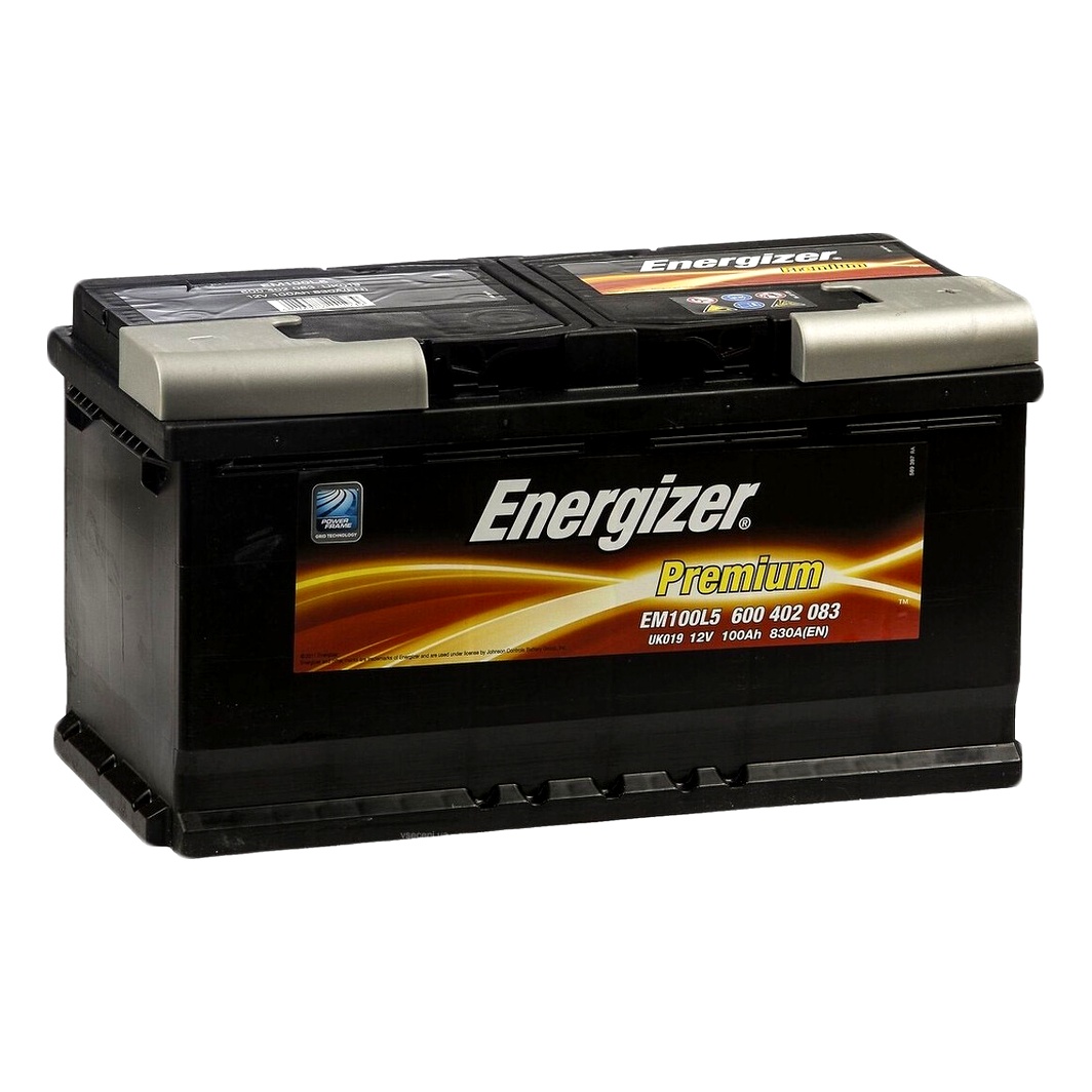 Акумулятор ENERGIZER Premium 12V 100Ah 830A R+ 600402083 - zapix