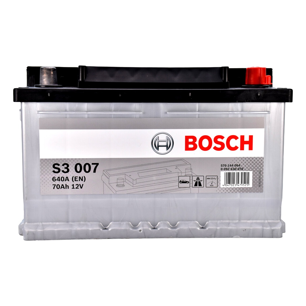 Акумулятор BOSCH S3 12V 70Ah 640A R+ 0092S30070 - zapix