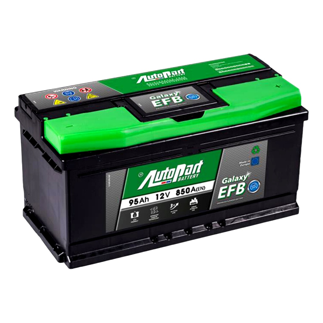 Акумулятор AUTOPARTS Galaxy EFB 12V 95Ah 850A R+ ARL095EFB - zapix
