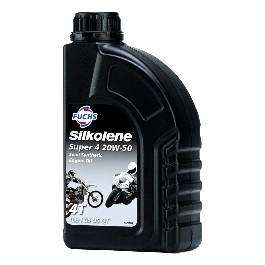 Моторное масло FUCHS Silkolene Super 4 4T 20W-50 полусинтетическое 1 л 601383854 - zapix