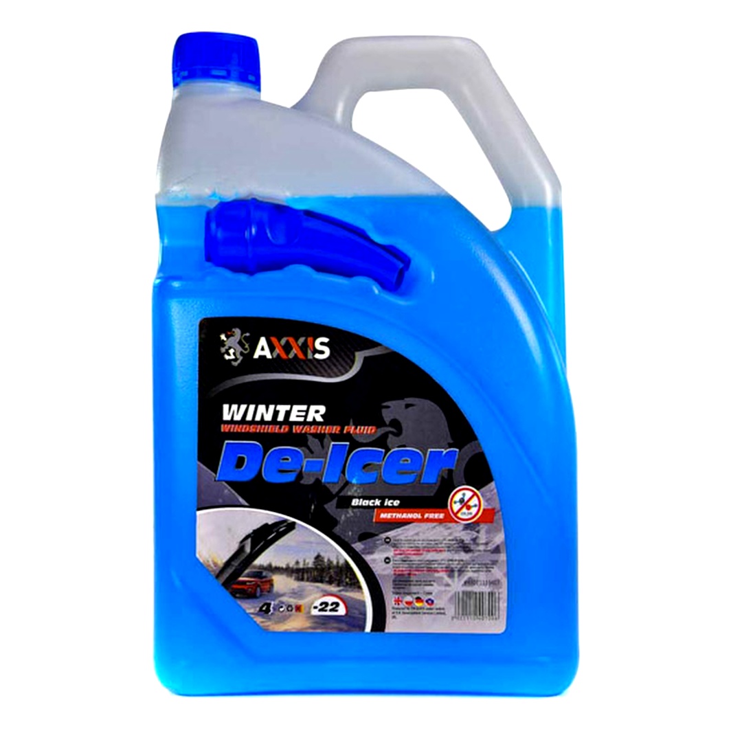 Омивач скла готовий зимовий -22°С AXXIS De-icer Black Ice 4 л AX2099 - zapix