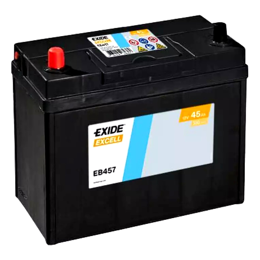 Акумулятор EXIDE Excell 12V 45Ah 330A L+ EB457 - zapix