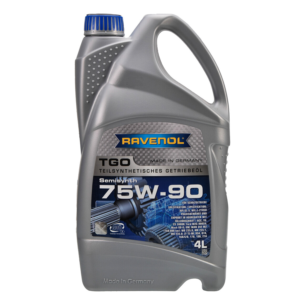 Трансмиссионное масло RAVENOL TGO GL-5 75W-90 4 л 1222105004 - zapix