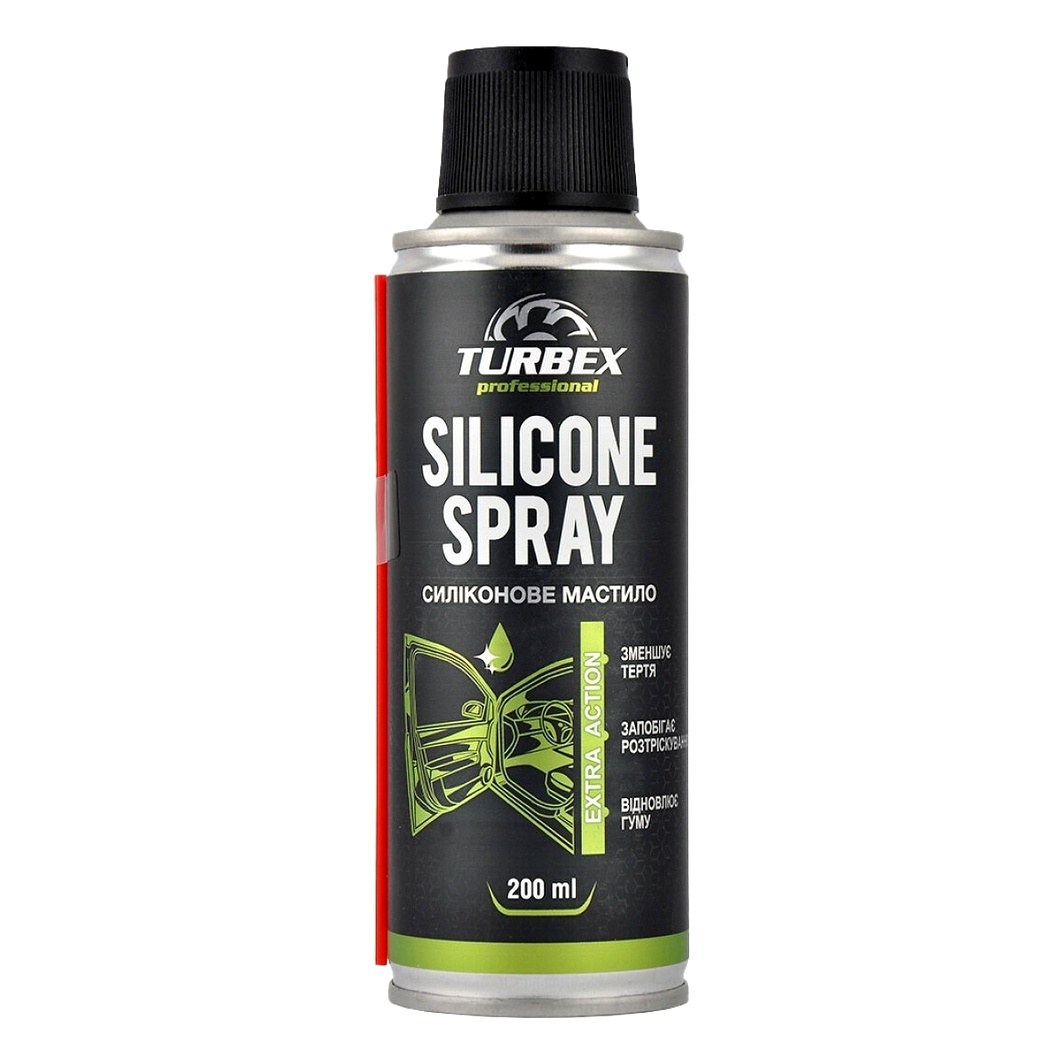 Змазка силіконова TURBEX Silicone Spray універсальна 200 мл (TR00136) - zapix